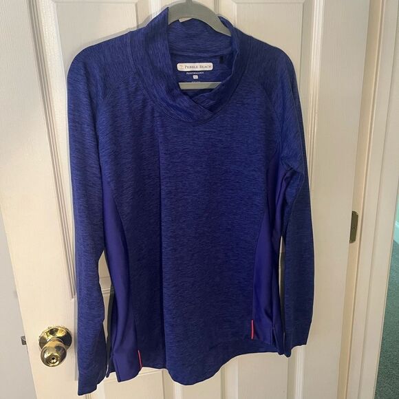 Pebble Beach Women’s Performance Jacket Blue Long Sleeve Size XL Golf Activewear - Picture 1 of 6